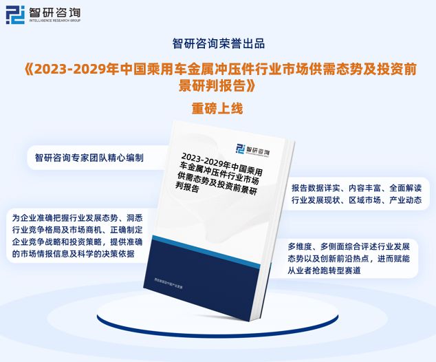 KAIYUN2023年乘用车金属冲压件行业发展现状、市场前景及投资方向报告(图1) KAIYUN2023年乘用车金属冲压件行业发展现状、市场前景及投资方向报告(图1)